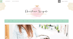 Desktop Screenshot of christinaszegedi.com